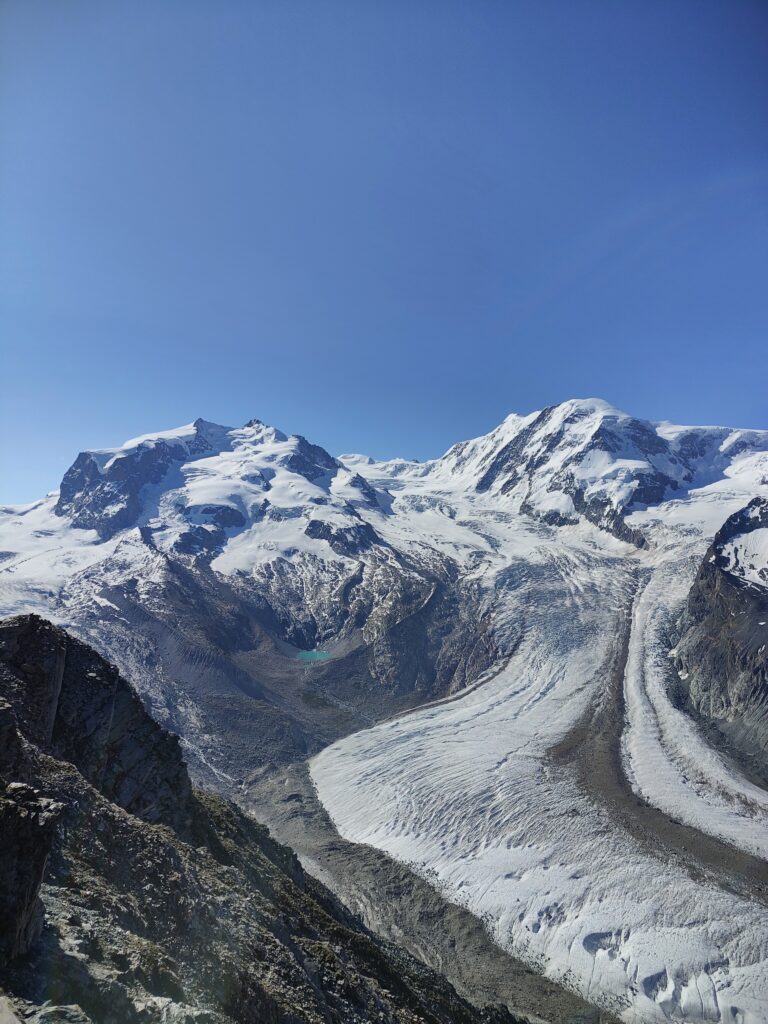 Pierwszy odcinek trasy Gornergrat - Zeermatt
