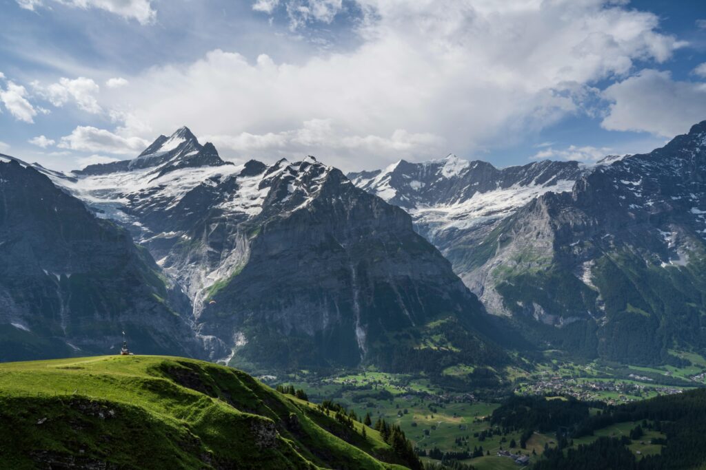 Grindelwald - widok na region Jungfrau